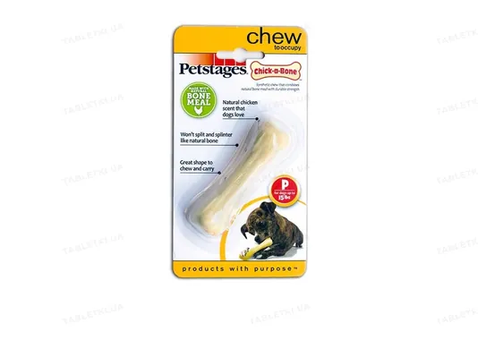 Іграшка для собак Petstages Chick A Bone pt67339 Кістка міні