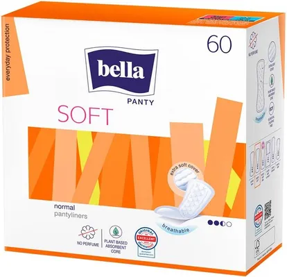 Прокладки гiгiєнiчнi щоденнi Bella Panty Soft, 60 шт