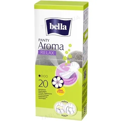 Прокладки гiгiєнiчнi щоденнi Bella Panty Aroma Relax, 20 штук