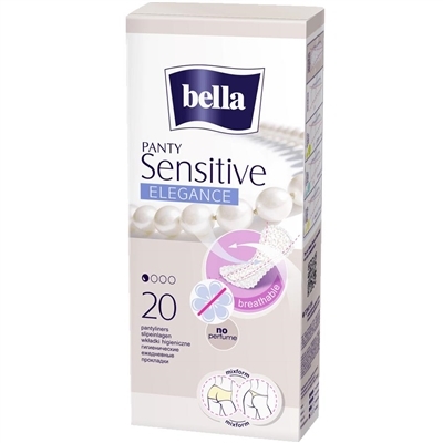 Прокладки гигиенические ежедневные Bella Panty Sensitive Elegance, 20 штук