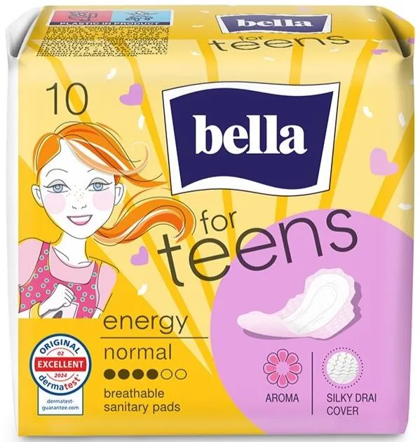 Прокладки гігієнічні Bella for Teens Energy Normal Silky Drai Aroma, 10 шт