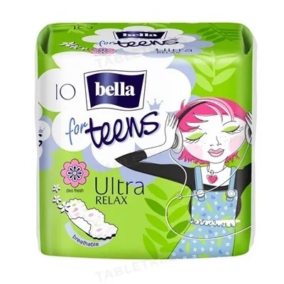 Прокладки гігієнічні Bella for Teens Relax Ultra extra soft deo greеn tea, 10 шт