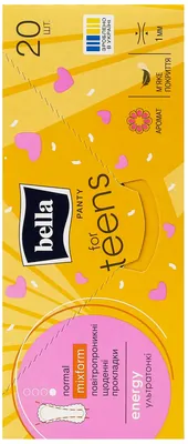 Прокладки гігієнічні щоденні Bella for Teens Energy Panty, 20 шт