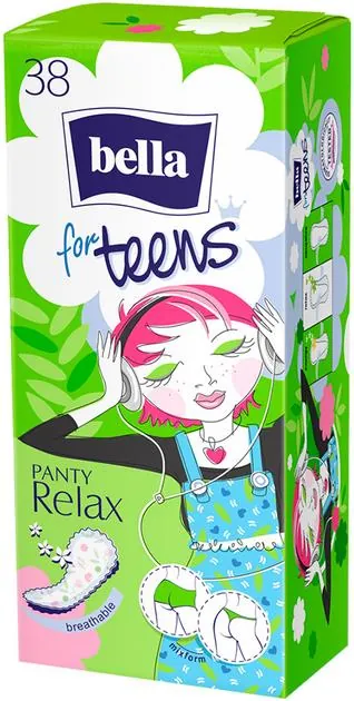 Прокладки гігієнічні щоденні Bella for Teens Relax Panty, 38 шт