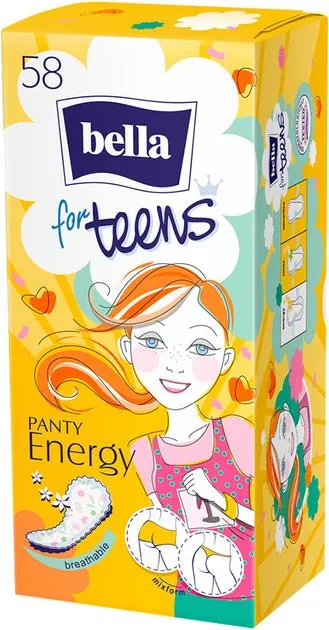 Прокладки гігієнічні щоденні Bella for Teens Energy Panty, 58 шт