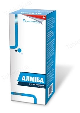 Алміба розчин по 120 мл у флак.