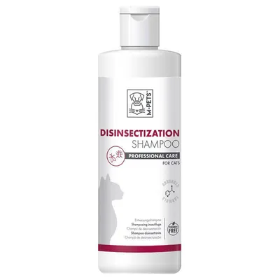 Шампунь дезінфікуючий M-Pets Cat Disinfectation для лікування уражень шкіри, спричинених ектопаразитами у котів, 250 мл