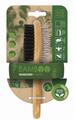 Щітка двостороння M-Pets Bamboo Double-Sided Pin з ручкою з бамбука для собак та котів, 6х22 см