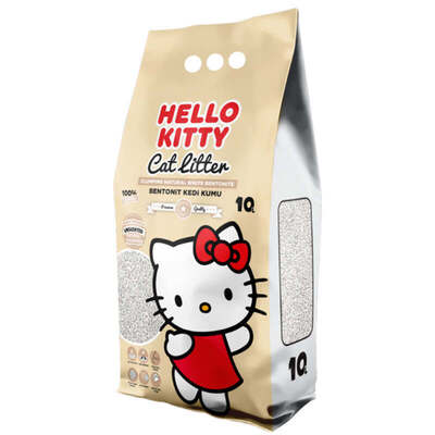 Наповнювач для котячого туалету Hello Kitty Cat Litter Natural бентонітовий без ароматизаторів, 8,5 кг (10 л)