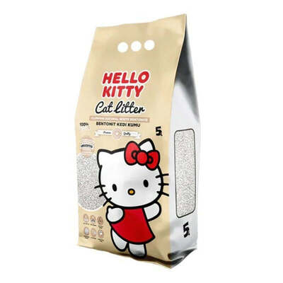 Наполнитель для кошачьего туалета Hello Kitty Cat Litter Natural бентонитовый без ароматизаторов, 4,3 кг (5 л)