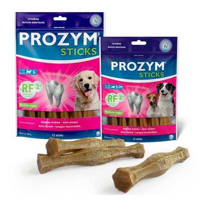 Лакомство жевательные Ceva Prozym RF2 функциональные палочки для здоровья зубов собак, размер S-M