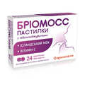 Бриомосс пастилки с подсластителем при боли в горле №24 (12х2)
