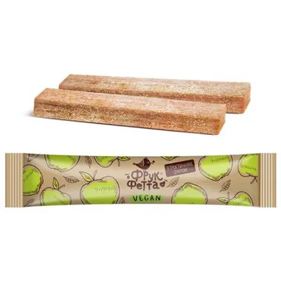 Цукерки Фрукфетта Vegan яблуко з тростинним цукром, 20 г