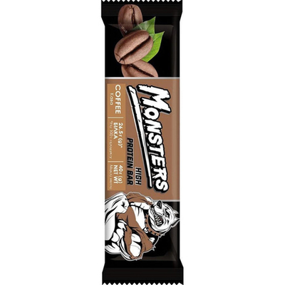Батончик протеїновий Monsters High Protein Bar зі смаком кави, 40 г