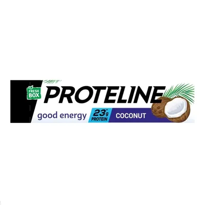 Батончик протеїновий ProteLine Fresh Box з кокосом глазурований, 40 г