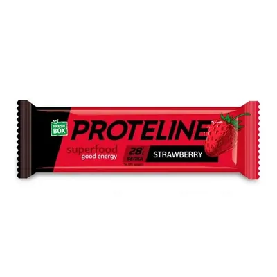 Батончик протеїновий ProteLine Fresh Box зі смаком полуниці, 40 г