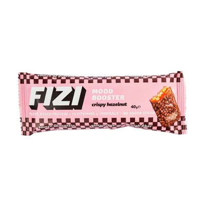 Батончик Fizi Mood Booster кріспі-фундук, 40 г