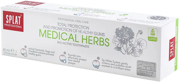 Зубна паста Splat Professional Medical Herbs Лікувальні трави Compact, 40 мл