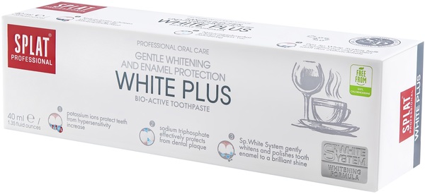 Зубная паста Splat Professional White plus Отбеливание плюс Compact, 40 мл