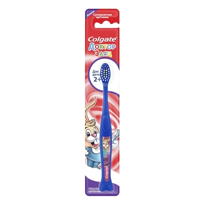 Зубна щітка Colgate Доктор заєць, для дітей, 1 штука