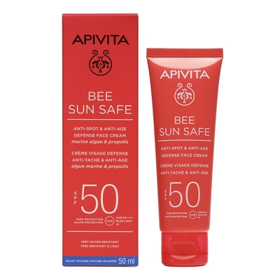 Крем для лица Apivita Bee Sun Safe SPF50 против пигментации, 50 мл