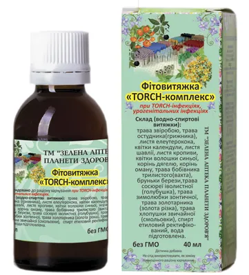 TORCH-комплекс фітовитяжка краплі по 40 мл у флак.