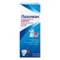 Лазолван зі смаком лісових ягід сироп 15 мг/5 мл по 100 мл у флак.