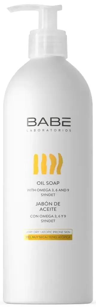 Мило для душу Babe Laboratorios на основі олій з формулою без води та лугів, 500 мл