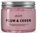 Скраб для тіла Dott Plum & Cedar парфумований з олією оливки, сорбітолом та екстрактом липи, 350 г