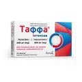 Таффа інтенсив таблетки, в/плів. обол. по 200 мг/500 мг №20 (10х2)
