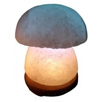 Лампа соляна SaltLamp Грибок, 3-4 кг