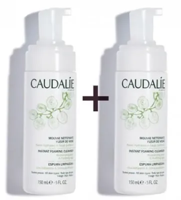 Піна-мус Caudalie Fleur de Vigne для вмивання, 2 шт х 150 мл