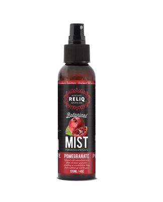Спрей-одеколон для собак RELIQ Botanical Mist-Pomegranate с экстрактом граната, 120 мл