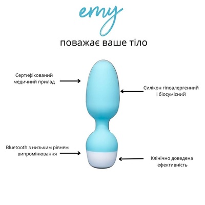 Тренажер медицинский Кегеля Fizimed EMY беспроводной