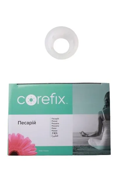 Песарій силіконовий акушерський Corefix цервікальний перфорований, 65/21/35 мм