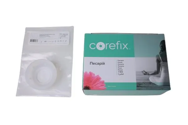 Песарій силіконовий акушерський Corefix цервікальний перфорований, 70/21/32 мм