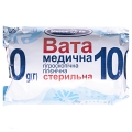 Вата стерильна «Білосніжка» медична гігієнічна, ролик 100 г