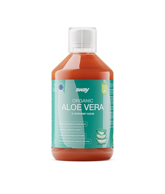 Алоэ вера Baum Pharm Sway Aloe Vera сок с черным чаем и сахаром, 0,5 л