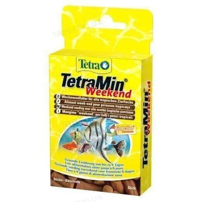 Корм для риб Tetra MIN WEEKEND ST продовженої дії, кормові палички, 20 штук