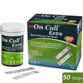 Тест-смужки On Call Extra для глюкометра, 50 штук