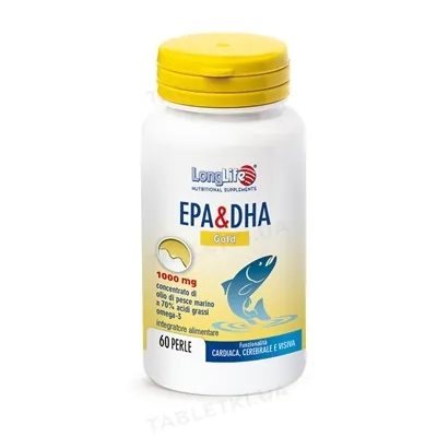 Лонг Лайф Epa&Dha Gold капсули по 1000 мг №60