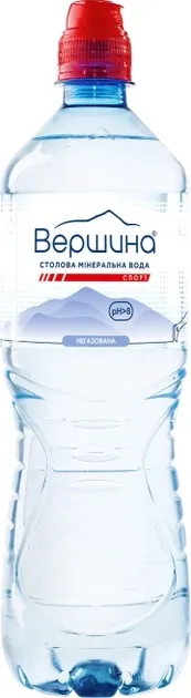 Вода мінеральна Вершина Спорт негазована, 0,8 л