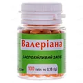 Валеріана таблетки по 0.18 г №100 у бан.