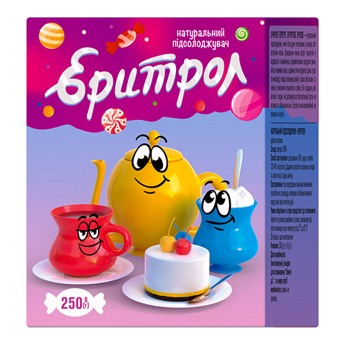 Эритрол натуральный подсластитель, 250 г