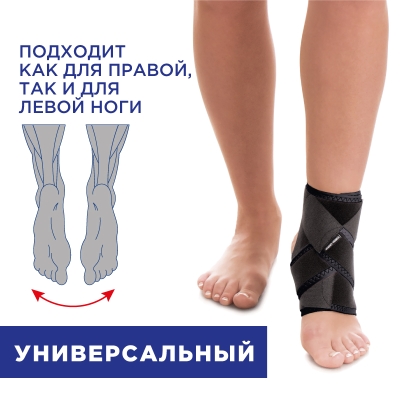 Бандаж для голеностопного сустава Торос Груп 414 разъемный неопреновый, размер 2
