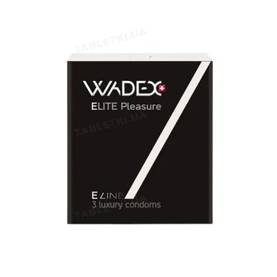 Презервативи Wadex Elite Pleasure тонкі, 3 штуки