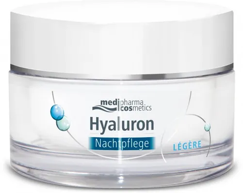 Крем для обличчя Medipharma Cosmetics Hyaluron Legere нічний зволожуючий, 50 мл