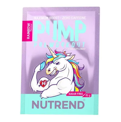 Передтренувальний комплекс Nutrend Pump Preworkout смак веселка, 15 г
