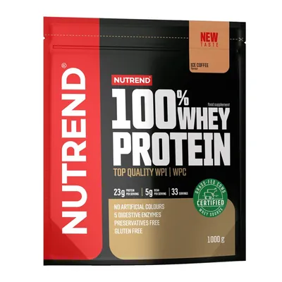 Протеїн сироватковий змішаний Nutrend 100% Whey Protein кава з льодом, 1000 г