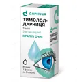 Тимолол-Дарниця краплі оч., р-н 5 мг/мл по 5 мл у флак.
